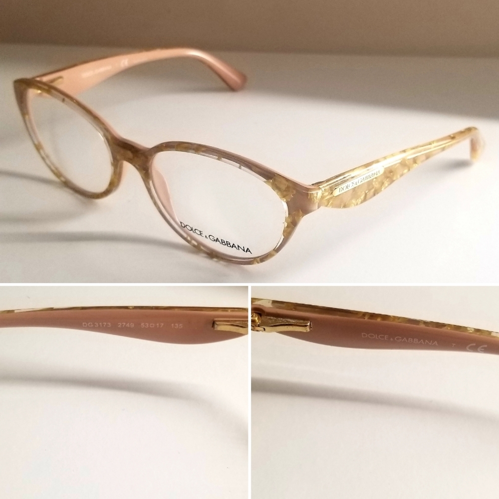 LOT OF 2 DOLCE & GABBANA EYEGLASSES & SUNGLASSES - Picture 3 of 4